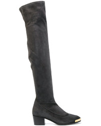 dunkelgraue Stiefel von Giuseppe Zanotti Design