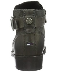 dunkelgraue Stiefel von Hilfiger Denim