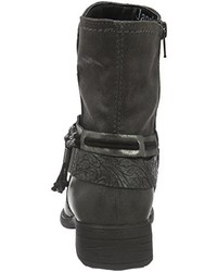 dunkelgraue Stiefel von Jana