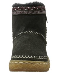 dunkelgraue Stiefel von Laidback London