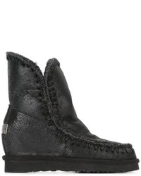 dunkelgraue Stiefel von Mou