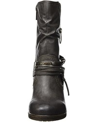 dunkelgraue Stiefel von Mustang