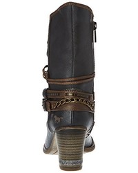 dunkelgraue Stiefel von Mustang