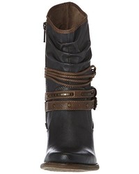 dunkelgraue Stiefel von Mustang