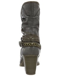 dunkelgraue Stiefel von Mustang