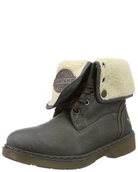 dunkelgraue Stiefel von Mustang