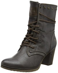 dunkelgraue Stiefel von Mustang