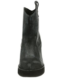 dunkelgraue Stiefel von P1