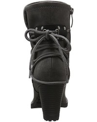 dunkelgraue Stiefel von Tamaris