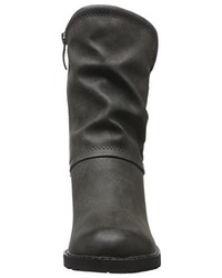 dunkelgraue Stiefel von Tamaris