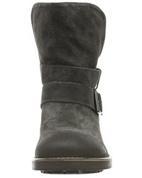 dunkelgraue Stiefel von Tamaris