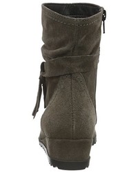 dunkelgraue Stiefel von Tamaris