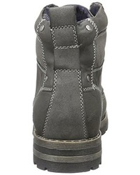 dunkelgraue Stiefel von Tom Tailor