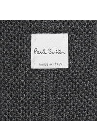 dunkelgraue Strick Krawatte von Paul Smith