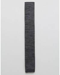 dunkelgraue Strick Krawatte von Asos