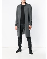 dunkelgraue Strickjacke mit einer offenen Front von Lost & Found Rooms