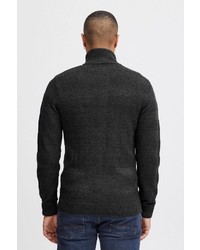 dunkelgraue Strickjacke von BLEND