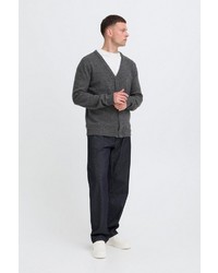 dunkelgraue Strickjacke von BLEND