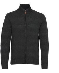dunkelgraue Strickjacke von BLEND
