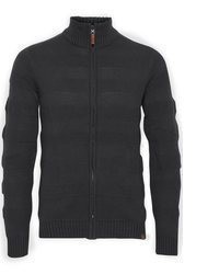 dunkelgraue Strickjacke von BLEND