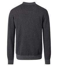 dunkelgraue Strickjacke von Casamoda