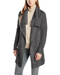 dunkelgraue Strickjacke von Comma