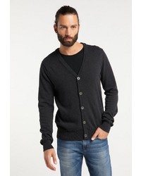 dunkelgraue Strickjacke von Dreimaster