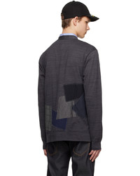 dunkelgraue Strickjacke von Junya Watanabe