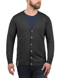 dunkelgraue Strickjacke von INDICODE