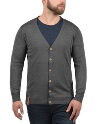 dunkelgraue Strickjacke von INDICODE