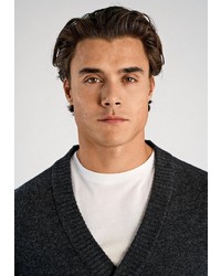 dunkelgraue Strickjacke von Lindbergh