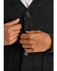 dunkelgraue Strickjacke von Lindbergh