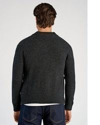 dunkelgraue Strickjacke von Lindbergh