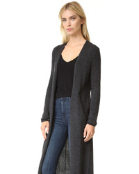 dunkelgraue Strickjacke von The Kooples