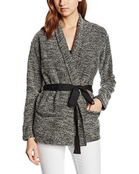 dunkelgraue Strickjacke von Maison Scotch