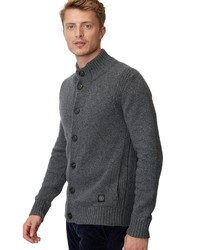 dunkelgraue Strickjacke von Marc O'Polo