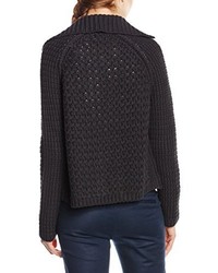 dunkelgraue Strickjacke von Marc O'Polo Denim