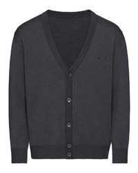 dunkelgraue Strickjacke von MARCO DONATI