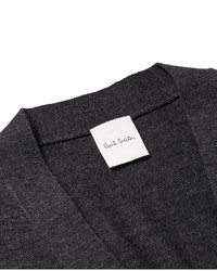 dunkelgraue Strickjacke von Paul Smith