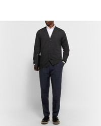 dunkelgraue Strickjacke von Paul Smith