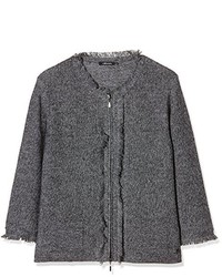 dunkelgraue Strickjacke von Olsen