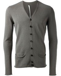 dunkelgraue Strickjacke