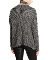 dunkelgraue Strickjacke von Vero Moda