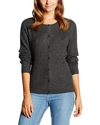 dunkelgraue Strickjacke von Vero Moda