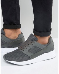 dunkelgraue Turnschuhe von Asos