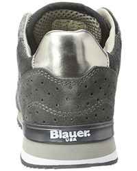 dunkelgraue Turnschuhe von Blauer USA