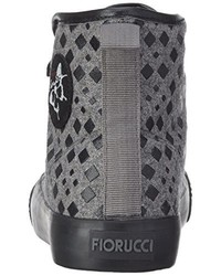 dunkelgraue Turnschuhe von Fiorucci