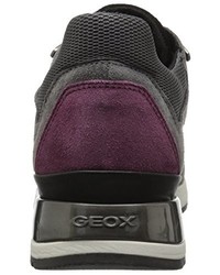 dunkelgraue Turnschuhe von Geox