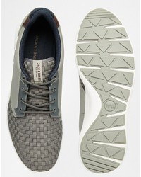 dunkelgraue Turnschuhe von Jack and Jones