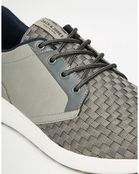 dunkelgraue Turnschuhe von Jack and Jones